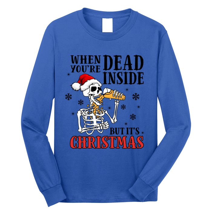 ItS Christmas But IM Dead Inside Gift Long Sleeve Shirt