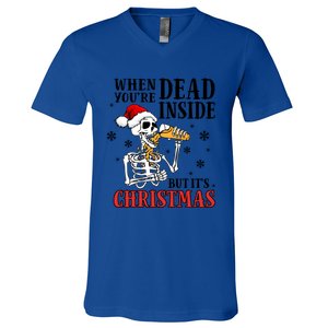 ItS Christmas But IM Dead Inside Gift V-Neck T-Shirt