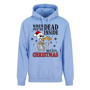 ItS Christmas But IM Dead Inside Gift Unisex Surf Hoodie