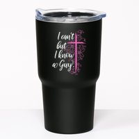 I CanT But I Know A Guy Jesus Cross Funny Christian Tumbler