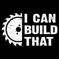 I Can Build That Woodworker Carpenter Funny Woodworking Gift Flat Bill Trucker Hat