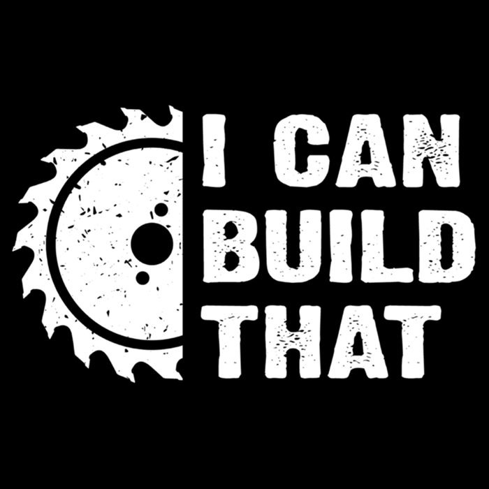 I Can Build That Woodworker Carpenter Funny Woodworking Gift Flat Bill Trucker Hat