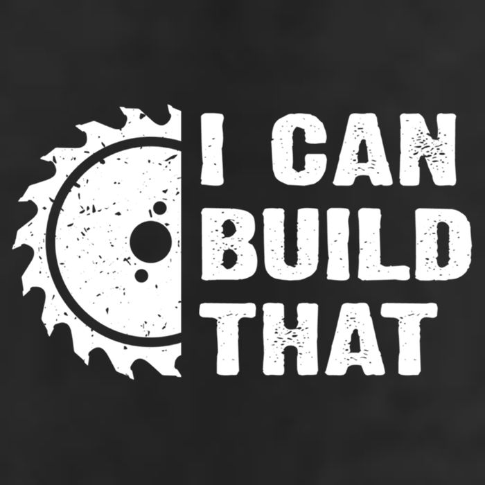 I Can Build That Woodworker Carpenter Funny Woodworking Gift 25L Jumbo Tote