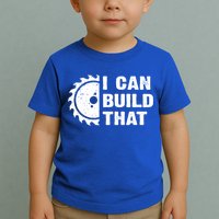 I Can Build That Woodworker Carpenter Funny Woodworking Gift Toddler T-Shirt