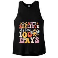 I CanT Believe Its Been 100 Days Funny 100 Days Smarter Bee Ladies PosiCharge Tri-Blend Wicking Tank