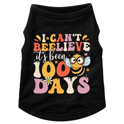I CanT Believe Its Been 100 Days Funny 100 Days Smarter Bee Doggie Tank