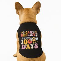 I CanT Believe Its Been 100 Days Funny 100 Days Smarter Bee Doggie Tank