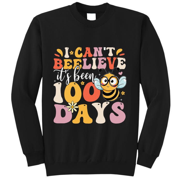 I CanT Believe Its Been 100 Days Funny 100 Days Smarter Bee Sweatshirt