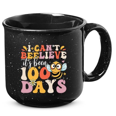 I CanT Believe Its Been 100 Days Funny 100 Days Smarter Bee 15oz Campfire Ceramic Mug