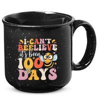 I CanT Believe Its Been 100 Days Funny 100 Days Smarter Bee 15oz Campfire Ceramic Mug