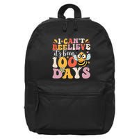 I CanT Believe Its Been 100 Days Funny 100 Days Smarter Bee 16 in Basic Backpack
