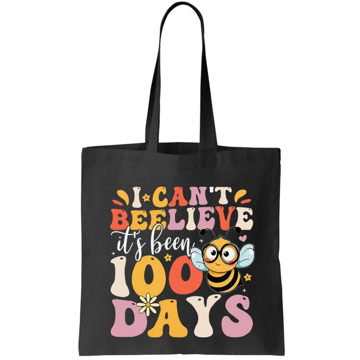 I CanT Believe Its Been 100 Days Funny 100 Days Smarter Bee Bag