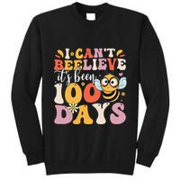 I CanT Believe Its Been 100 Days Funny 100 Days Smarter Bee Tall Sweatshirt