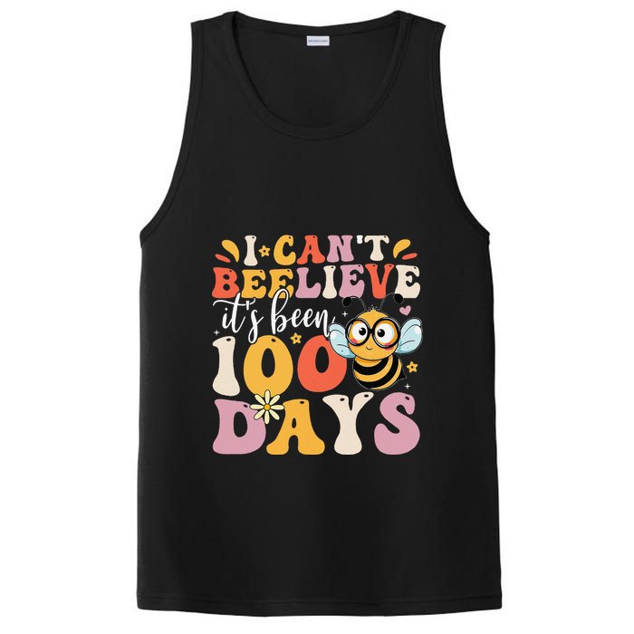 I CanT Believe Its Been 100 Days Funny 100 Days Smarter Bee PosiCharge Competitor Tank