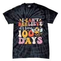 I CanT Believe Its Been 100 Days Funny 100 Days Smarter Bee Tie-Dye T-Shirt