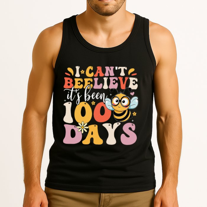 I CanT Believe Its Been 100 Days Funny 100 Days Smarter Bee Tank Top