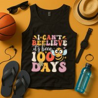 I CanT Believe Its Been 100 Days Funny 100 Days Smarter Bee Tank Top