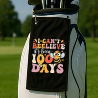I CanT Believe Its Been 100 Days Funny 100 Days Smarter Bee Golf Towel