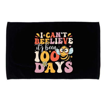 I CanT Believe Its Been 100 Days Funny 100 Days Smarter Bee Microfiber Hand Towel