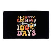 I CanT Believe Its Been 100 Days Funny 100 Days Smarter Bee Microfiber Hand Towel
