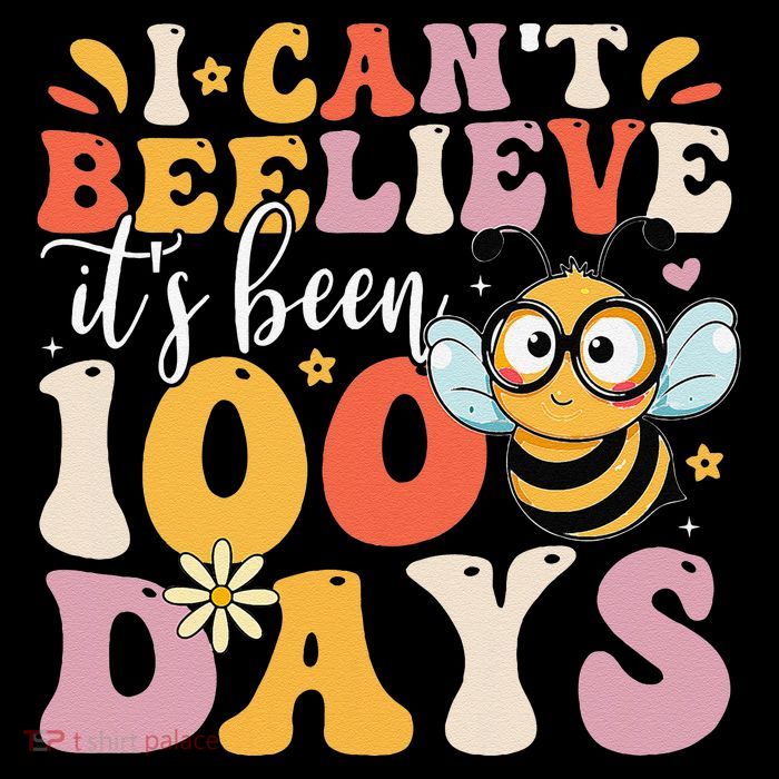 I CanT Believe Its Been 100 Days Funny 100 Days Smarter Bee Wool Snapback Cap