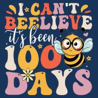 I CanT Believe Its Been 100 Days Funny 100 Days Smarter Bee Infant Baby Jersey Bodysuit