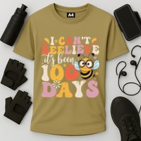 I CanT Believe Its Been 100 Days Funny 100 Days Smarter Bee Performance Shirt