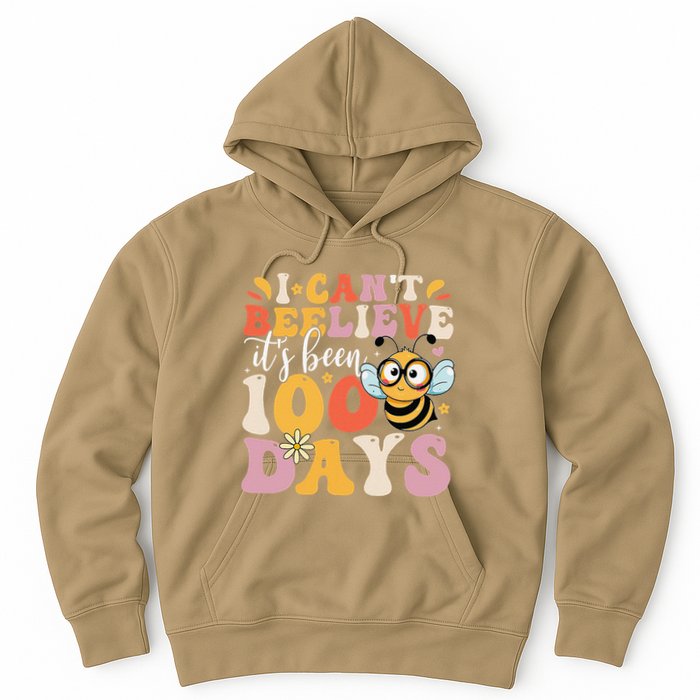 I CanT Believe Its Been 100 Days Funny 100 Days Smarter Bee Hoodie