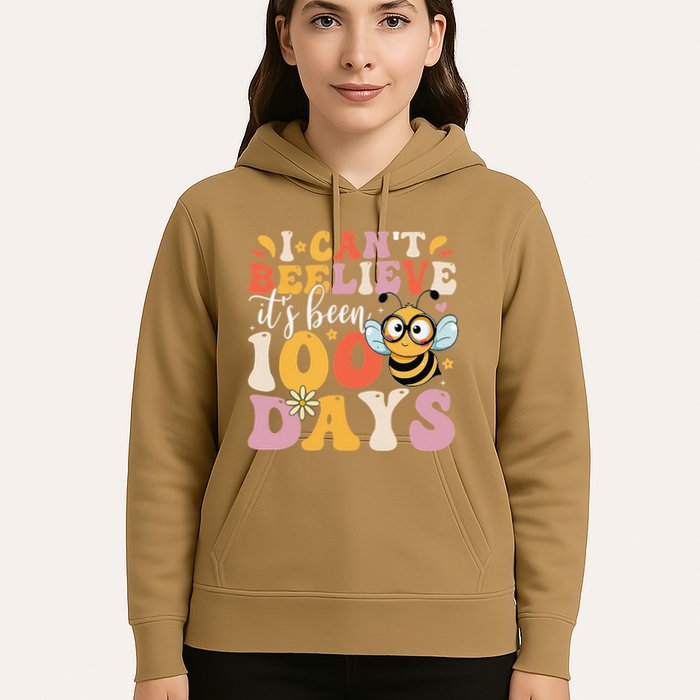 I CanT Believe Its Been 100 Days Funny 100 Days Smarter Bee Hoodie