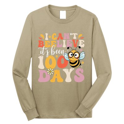 I CanT Believe Its Been 100 Days Funny 100 Days Smarter Bee Long Sleeve Shirt