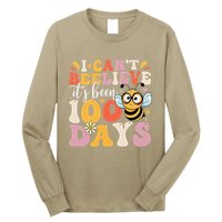 I CanT Believe Its Been 100 Days Funny 100 Days Smarter Bee Long Sleeve Shirt