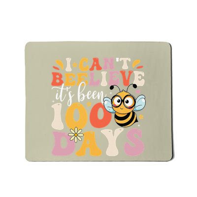 I CanT Believe Its Been 100 Days Funny 100 Days Smarter Bee Mousepad