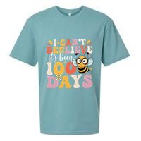 I CanT Believe Its Been 100 Days Funny 100 Days Smarter Bee Sueded Cloud Jersey T-Shirt