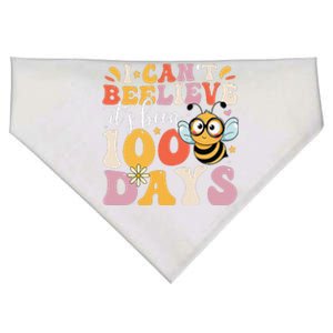 I CanT Believe Its Been 100 Days Funny 100 Days Smarter Bee USA-Made Doggie Bandana