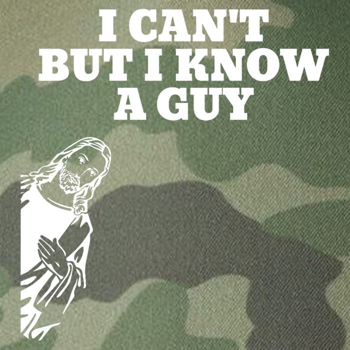 I Cant But I Know A Guy Jesus Christian Legacy Tie Dye Trucker Hat