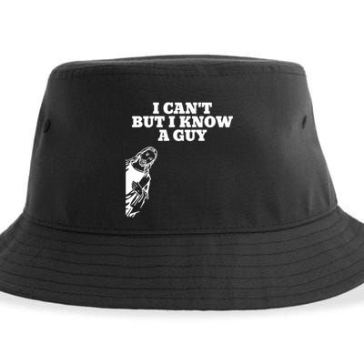 I Cant But I Know A Guy Jesus Christian Sustainable Bucket Hat
