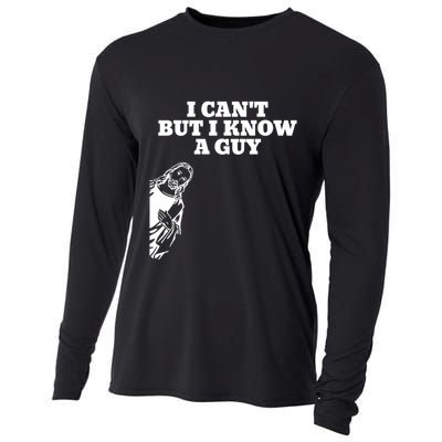 I Cant But I Know A Guy Jesus Christian Cooling Performance Long Sleeve Crew