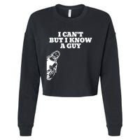 I Cant But I Know A Guy Jesus Christian Cropped Pullover Crew