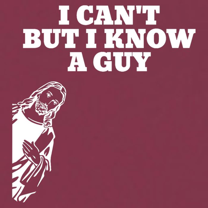 I Cant But I Know A Guy Jesus Christian 16oz Travel Tumbler