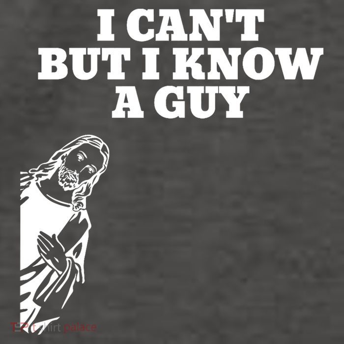 I Cant But I Know A Guy Jesus Christian Vector Backpack