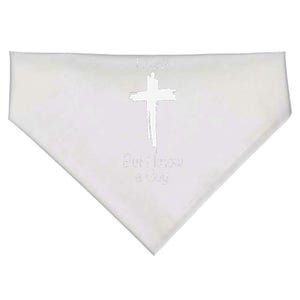 I Cant But I Know A Guy Jesus Cross Funny Christian USA-Made Doggie Bandana