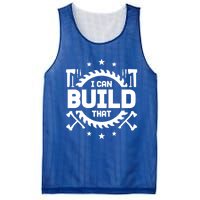 I Can Build That Crafts Funny Gift Mesh Reversible Basketball Jersey Tank