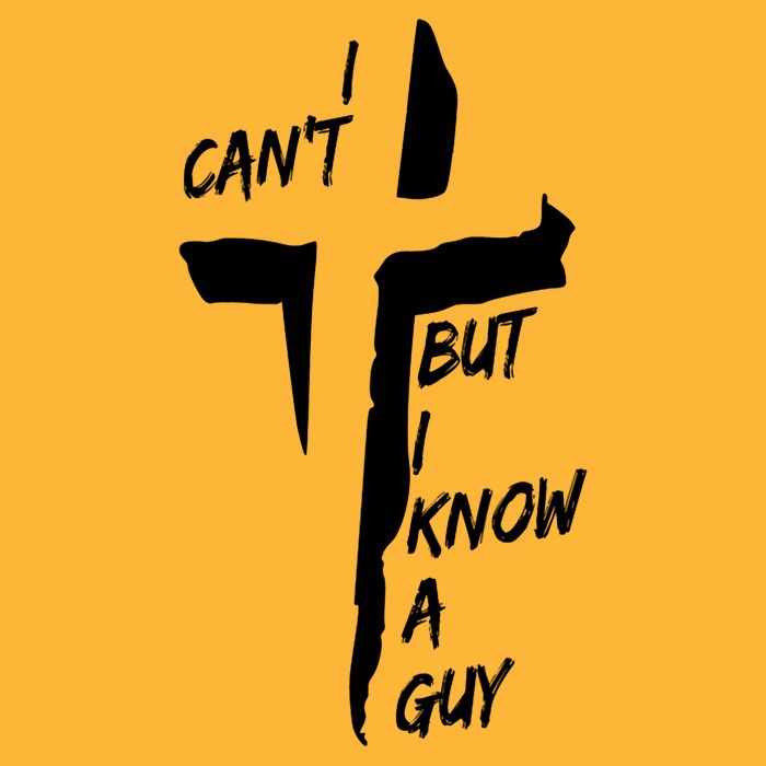 I CanT But I Know A Guy Jesus Cross Christian Christmas Sustainable Knit Beanie