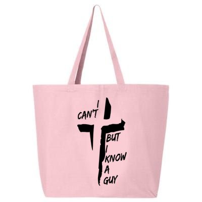 I CanT But I Know A Guy Jesus Cross Christian Christmas 25L Jumbo Tote