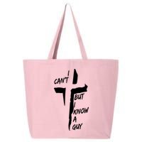 I CanT But I Know A Guy Jesus Cross Christian Christmas 25L Jumbo Tote