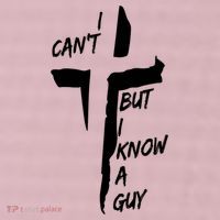 I CanT But I Know A Guy Jesus Cross Christian Christmas 25L Jumbo Tote