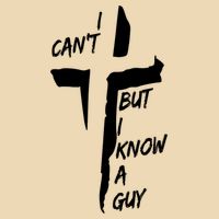 I CanT But I Know A Guy Jesus Cross Christian Christmas Drawstring Bag