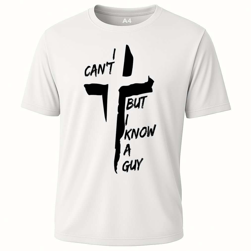 I CanT But I Know A Guy Jesus Cross Christian Christmas Performance Shirt