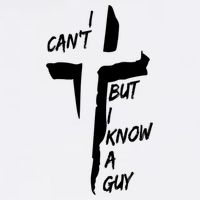 I CanT But I Know A Guy Jesus Cross Christian Christmas T-Shirt