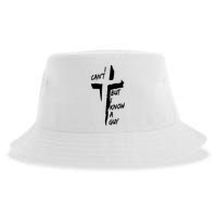 I CanT But I Know A Guy Jesus Cross Christian Christmas Sustainable Bucket Hat